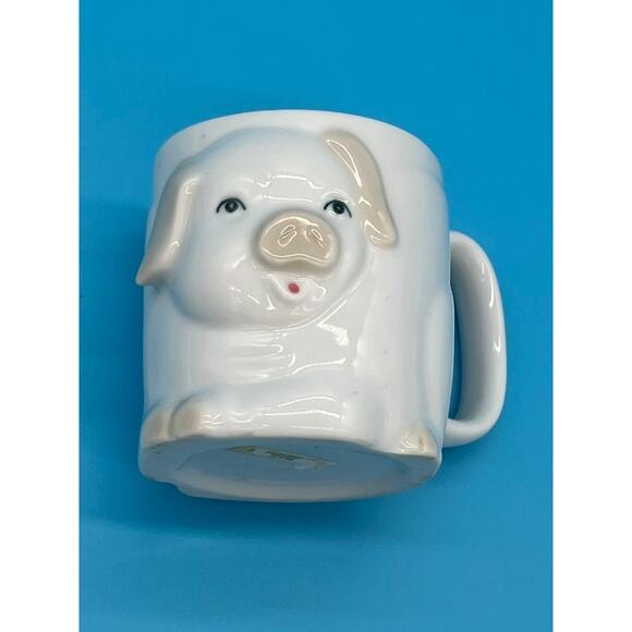 VINTAGE PORCELAIN PIGLET CHILD'S MUG - Picture 5 of 14
